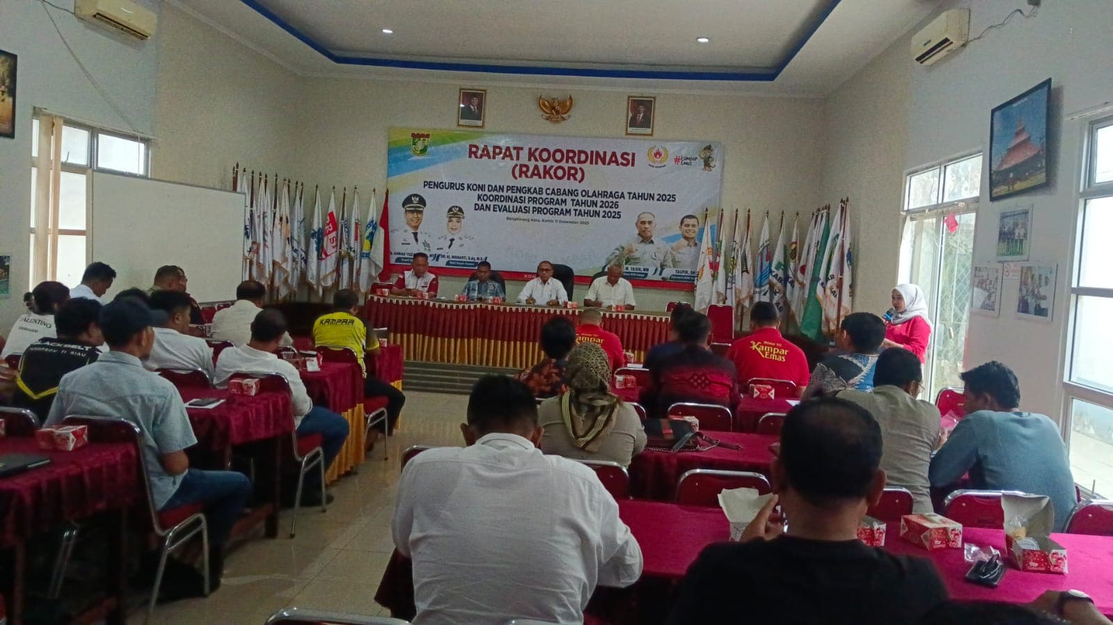 KONI Kampar Gelar RAKOR: Yasir Tegaskan Soliditas Pengurus untuk Tuntaskan Program 2025–2026