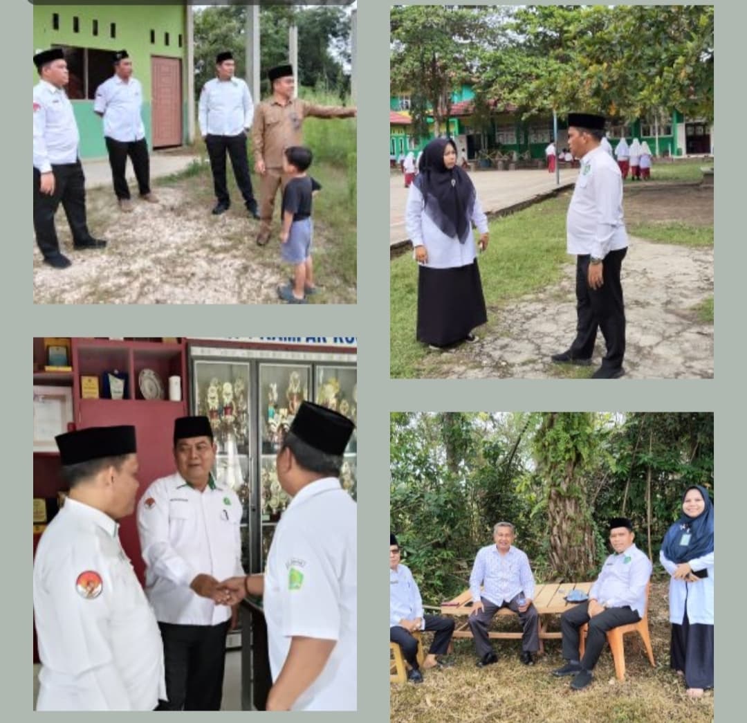 Sidak Awal Tahun 2026, Kasi Penmad Kemenag Kampar Cek Langsung Absensi Guru di Sejumlah Madrasah