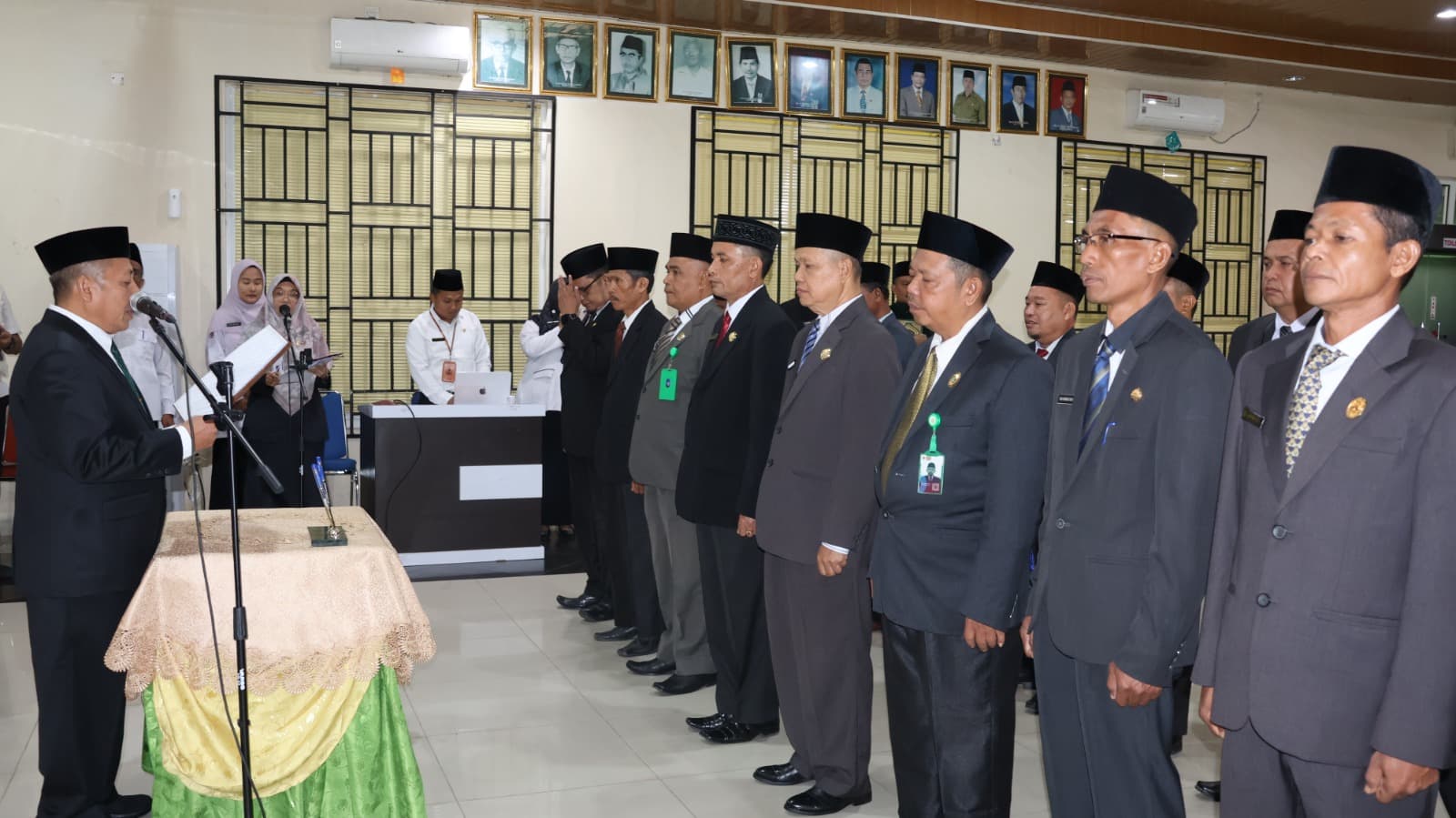 Empat Putra Terbaik Kampar Dilantik Jadi Kepala KUA, Kakanwil Kemenag Riau: Jabatan Itu Amanah, Bukan Fasilitas