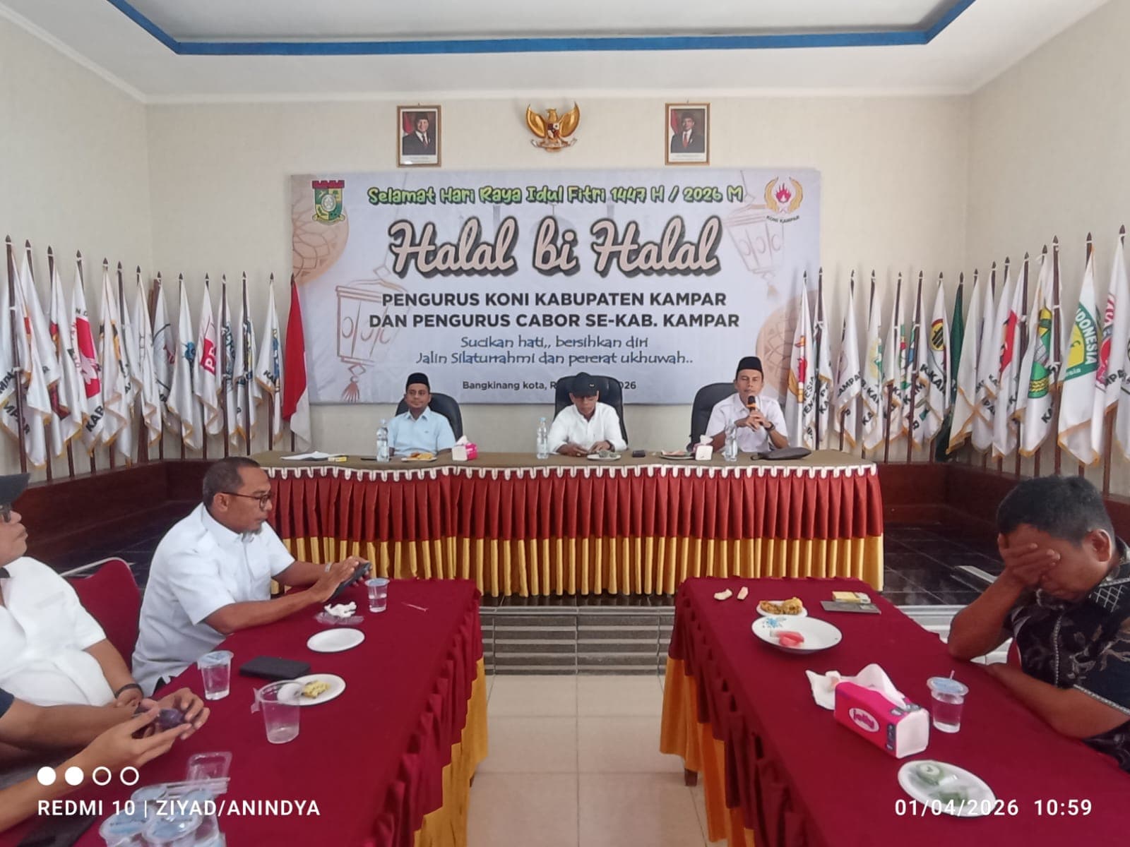 Halal Bihalal KONI Kampar: Yasir Tekankan Soliditas Cabor, Targetkan Lonjakan Prestasi Pasca-Lebaran