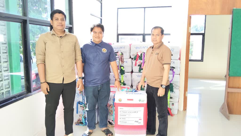 Hari Pertama Pengumpulan Koper JCH Kampar, 107 Koper Sudah Masuk — Kloter 05 Siap Berangkat Penuh