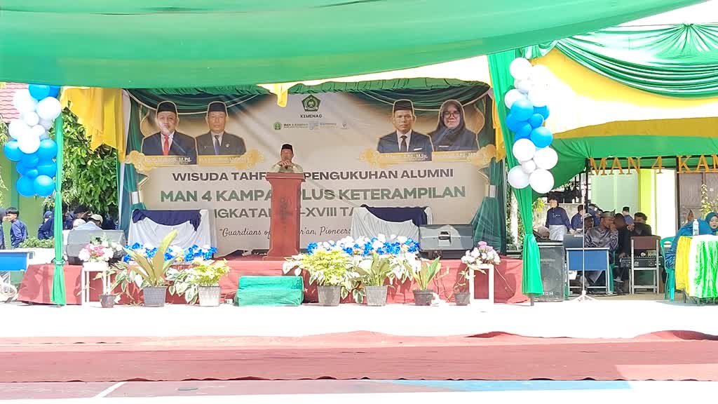 Kakan Kemenag Kampar Ajak Keluarga Besar MAN 4 Bersinergi Majukan Madrasah