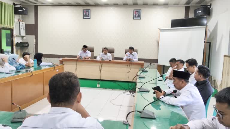Matangkan Persiapan Idul Adha, Panitia Qurban Kemenag Kampar Gaspol Bahas Teknis hingga Distribusi
