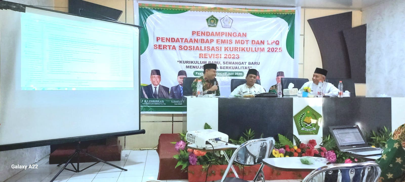 Ketua DPW FKDT Riau Kawal Validitas EMIS dan Implementasi Kurikulum MDT 2025 di Rokan Hulu