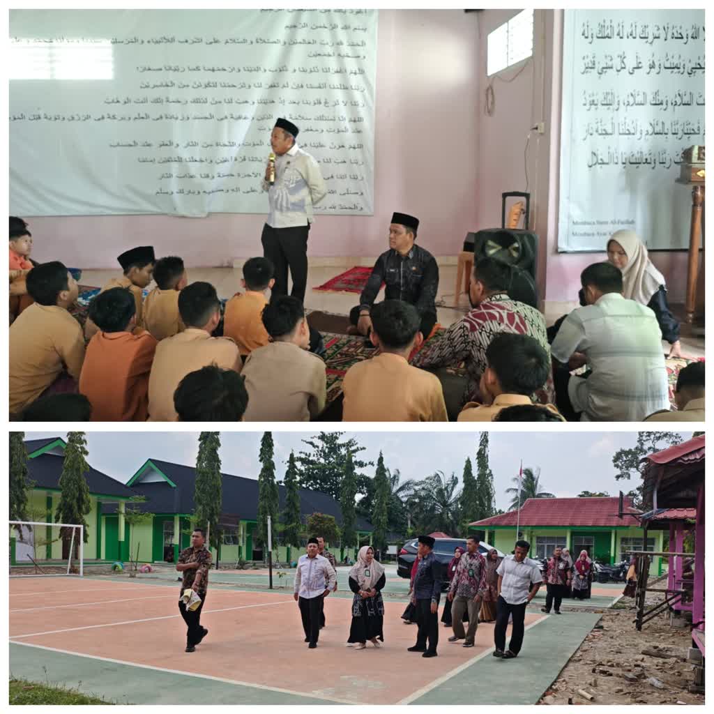 Tinjau Revitalisasi PHTC di MTsN 6 Kampar, Kakanwil Kemenag Riau: "Kalau Ingin Sukses, Perbaiki Dulu Sholatmu"