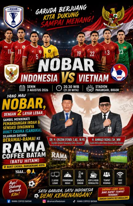 Kemenag Kampar Dukung Timnas Indonesia di ASEAN Championship 2026, Ajak Masyarakat Kobarkan Semangat Garuda