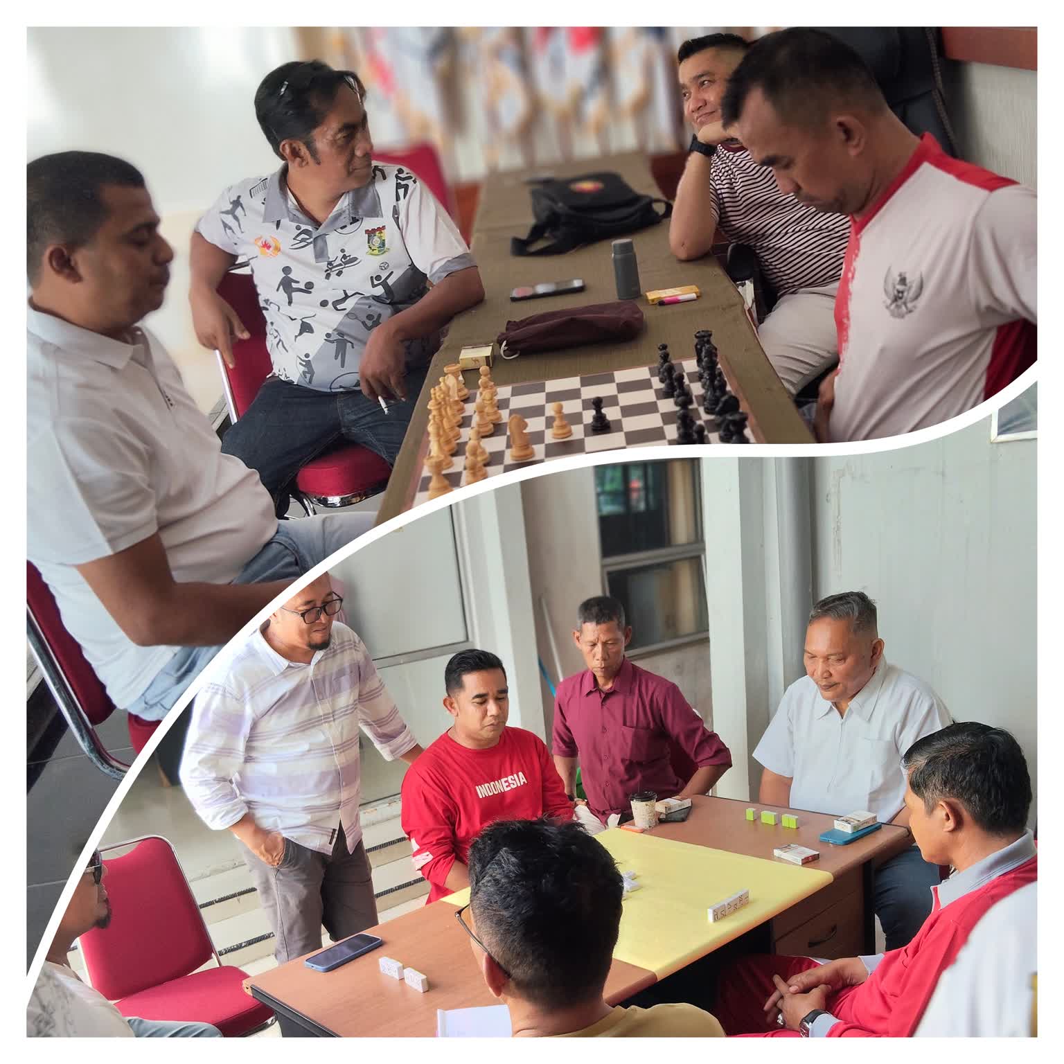 Semifinal dan Final Memanas! Catur dan Domino Jadi Adu Strategi, KONI Kampar Semarakkan HUT RI ke-81