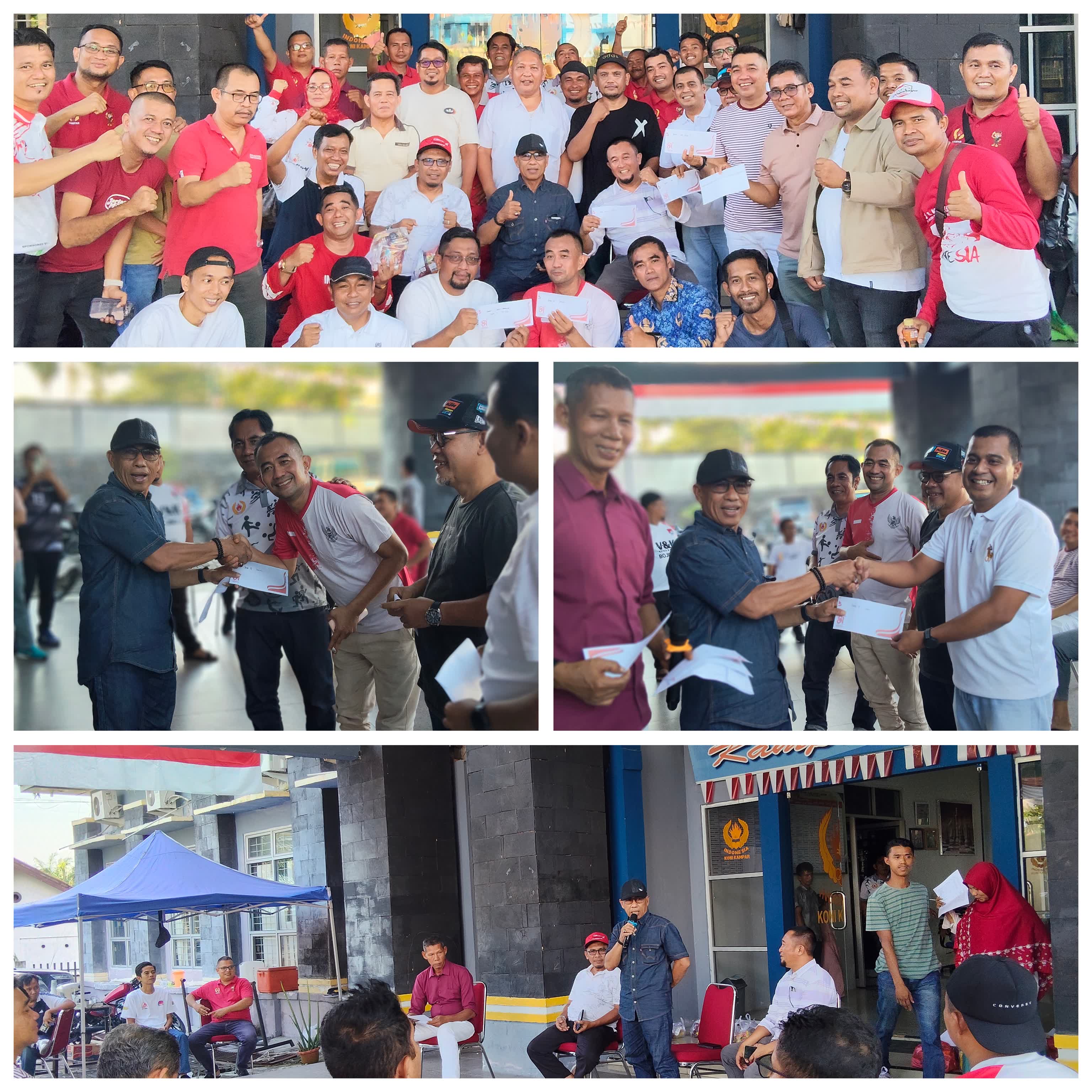 Tiga Hari Semarak HUT RI, Ketua KONI Kampar Tutup Rangkaian Lomba dengan Hadiah dan Doorprize