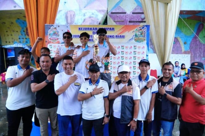Kampar Kuasai Podium Open Climbing Riau 2026, Atlet FPTI Borong Emas dan Dominasi Empat Nomor