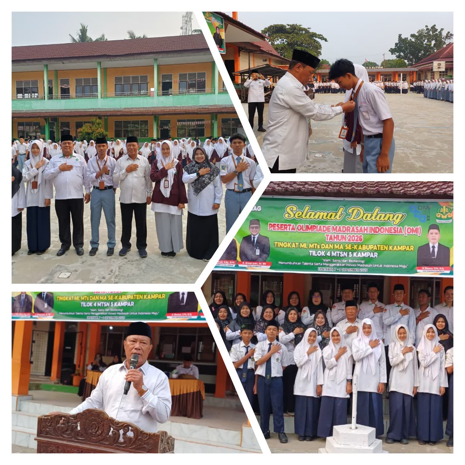 Buka Secara Resmi OMI Tingkat Kab. Kampar Ditilok MTsN 5, Kakan Kemenag Kampar: OMI 2026 Bukan Sekadar Mencari Juara, Tapi Menyiapkan Generasi Madrasah yang Cerdas dan Berkarakter