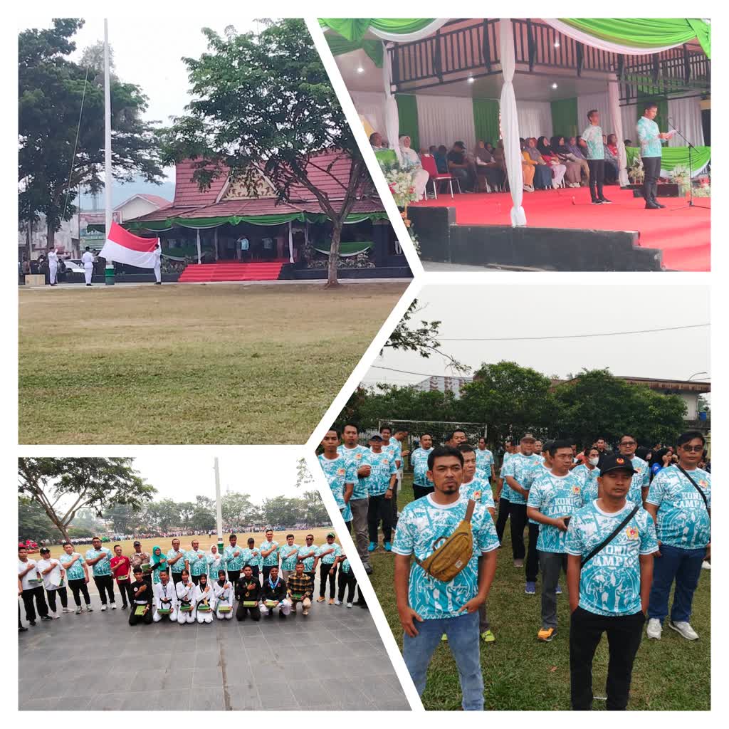 Upacara Haornas Berlangsung Sukses, Haornas 2026 Jadi Momentum Kampar Bangkitkan Budaya Olahraga dan Cetak Generasi Berprestasi