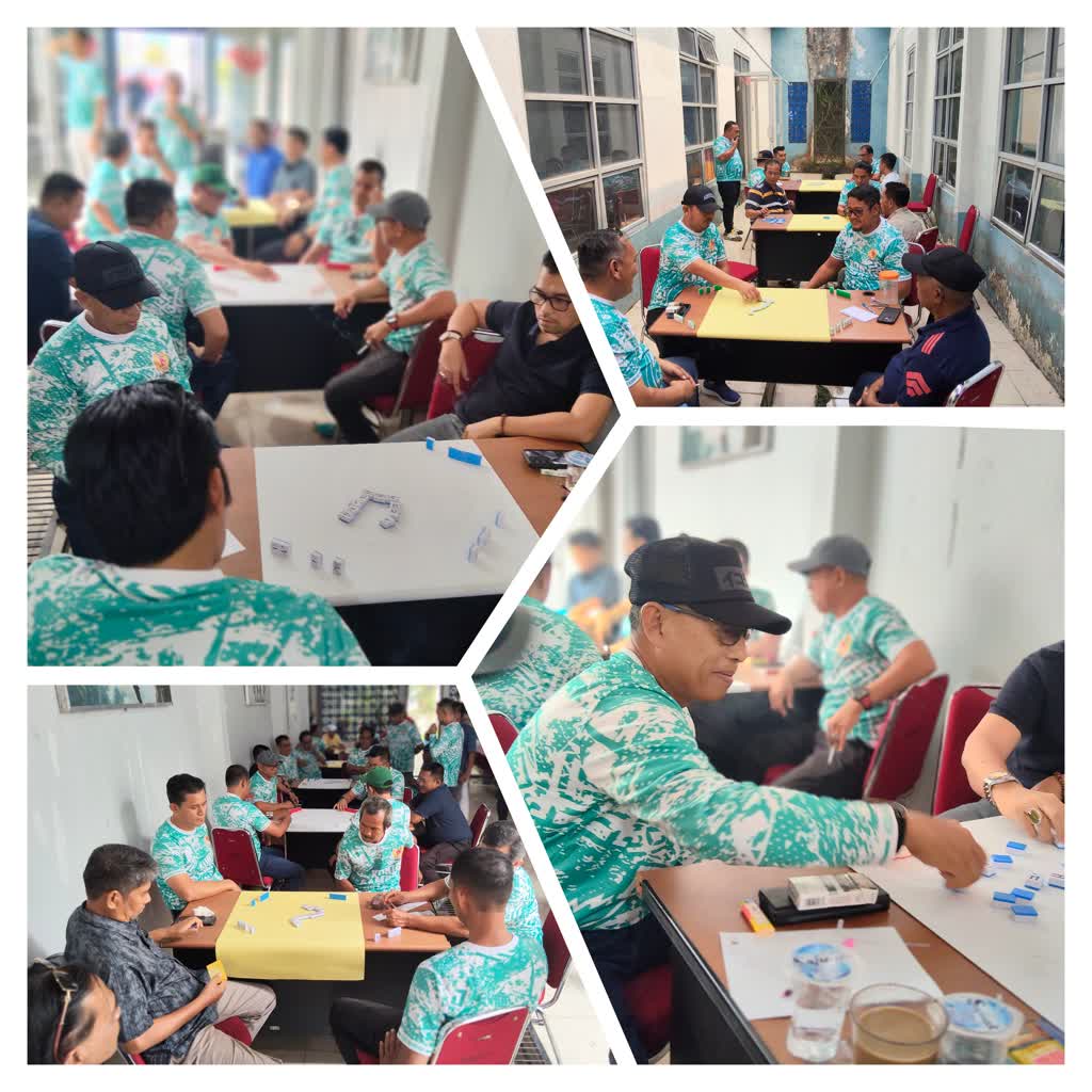 32 Tim Ramaikan Turnamen Domino KONI Kampar, Haornas ke-43 Berlangsung Meriah