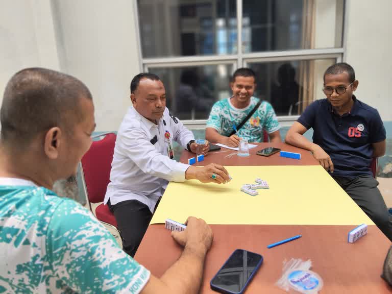 Bukan Sekadar Seremoni! Kadispora Riau Adu Strategi di Turnamen Domino Haornas Kampar