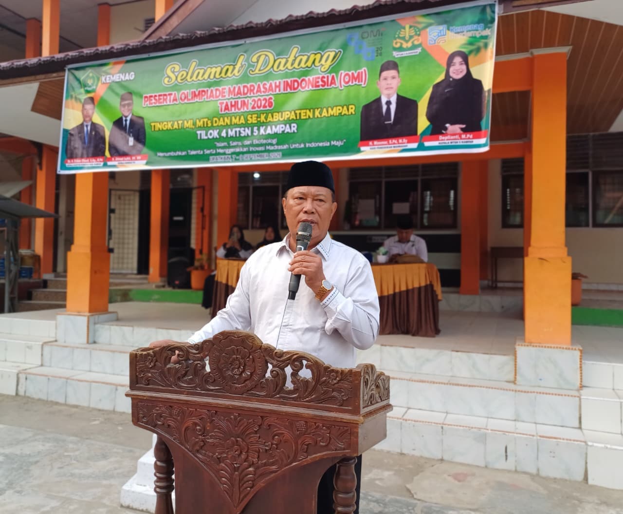 KAKAN KEMENAG KAMPAR TANTANG JUARA OMI TINGKAT KABUPATEN KAMPAR TEMBUS NASIONAL, ERIZON: JANGAN CEPAT PUAS!
