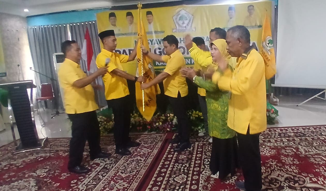 Musda Golkar Kampar Berlangsung Khidmat, Agus Risna Saputra Dipercaya Nahkodai Partai
