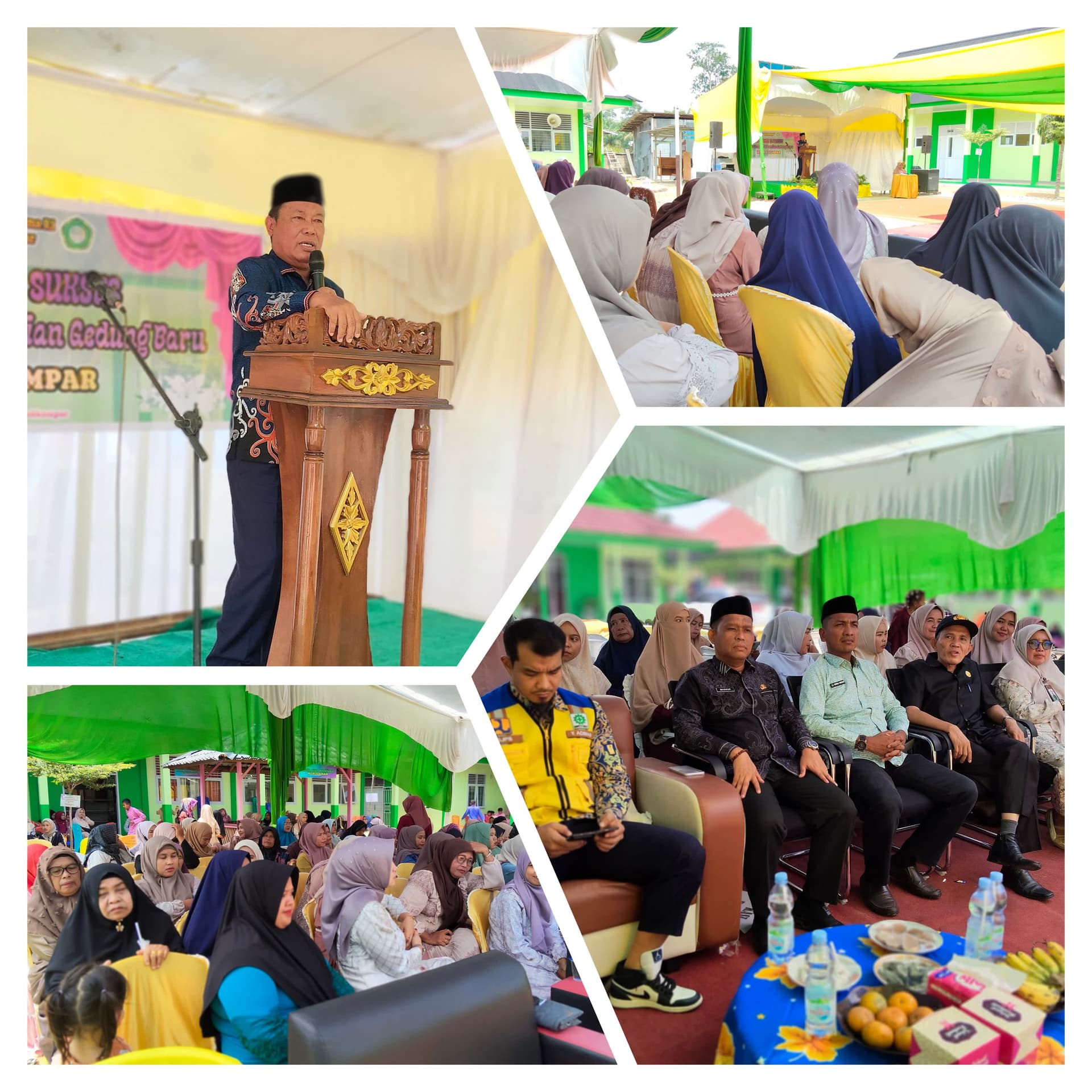 Gedung Baru MTsN 6 Kampar Diresmikan, Erizon Minta Warga Sungai Tonang Ramai-Ramai Pilih Madrasah