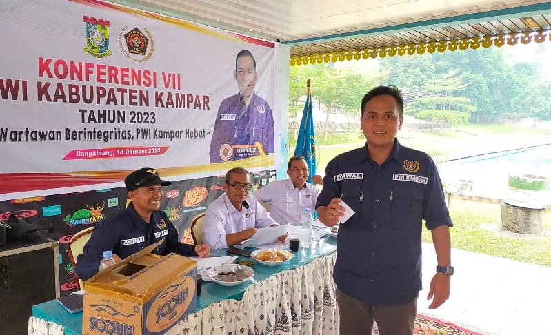Terpilih Menjadi Ketua PWI Kampar 2023-2026, Syawal Bakal Perjuangkan Kesejahteraan Anggota